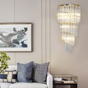 Venini Camer - XL Gold Plated Wall Lamp Crystal Prism